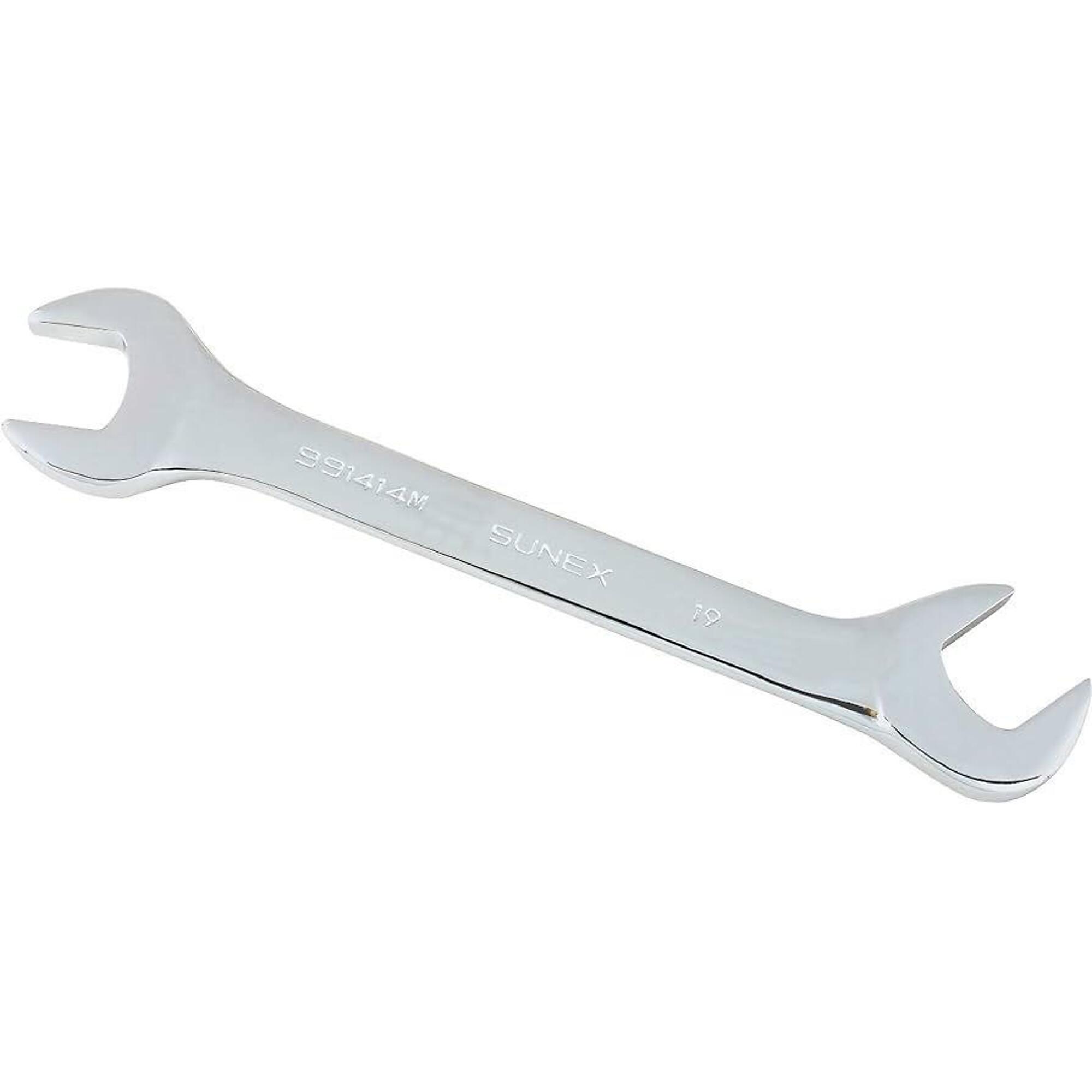 Sunex Tools Full Polish Angled Head Wrench — 19mm, Model# 991414MA